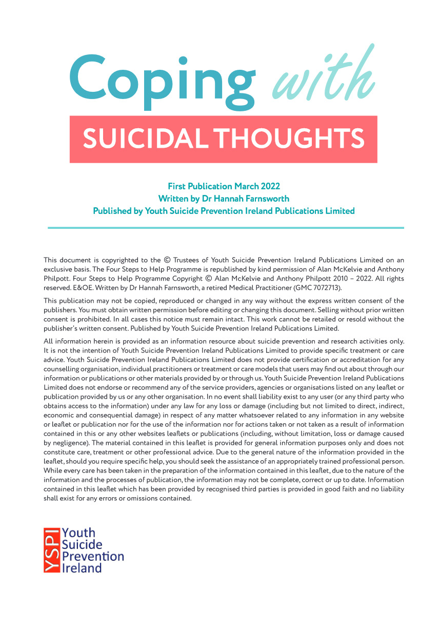 Coping With Suicidal Thoughts, page 2 of 12